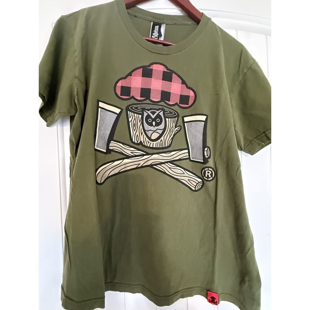 Johnny Cupcakes Men's T-Shirt Lumberjack Size Large